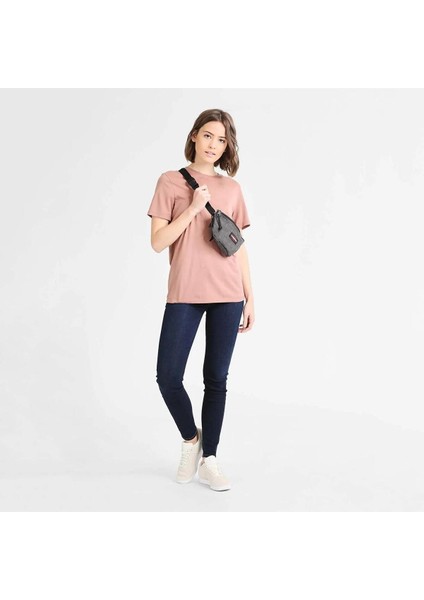 Gri Unisex Bel Çantası, Şık ve Hafif, Günlük Kullanım Için Idealdir