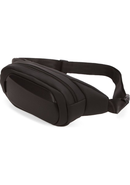 Erkek Deri Crossbody Çapraz Göğüs Omuz ve Bel Çantası, Şık ve Kullanışlı Siyah Renk fırsatları