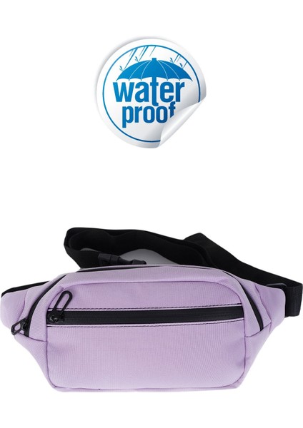 Lila Renkli, 2 Bölmeli, Su Geçirmez Omuz ve Bel Çantası fiyatları