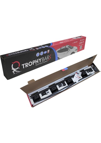 Honda Jazz 2002 - 2008 Model Arası Uyumlu Ara Atkı Tavan Barı Trophy Siyah