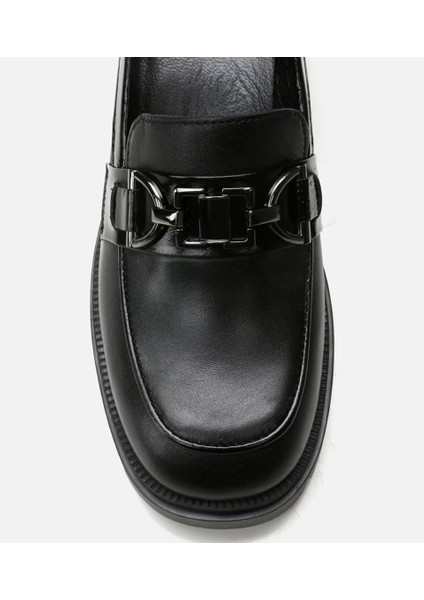 01ayh294720a100 Deri Siyah Kadın Loafer fırsatları