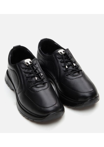 01AYH294660A100 HAKIKI Deri Siyah Kadın Spor Ayakkabı fiyatları