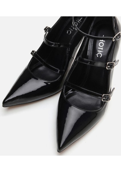 Kadın Mary Jane Siyah Stiletto fırsatları