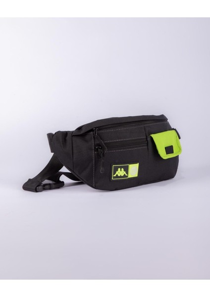 Unisex Siyah-Açık Yeşil Bel Çantası, Şık ve Kullanışlı Tasarım fiyatları