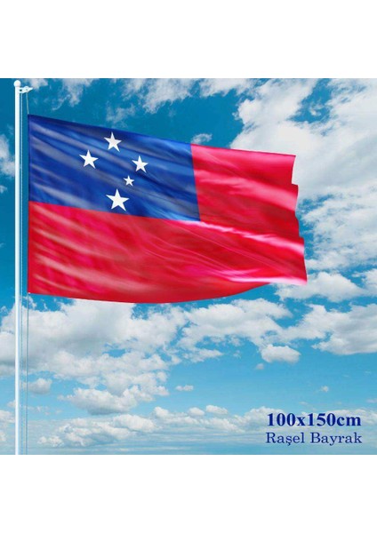 Samoa Bayrağı Raşel Kumaş 100 x 150 cm