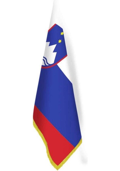 Slovenya Bayrağı - Ofis-Makam-Toplantı Odaları - Saçaklı Makam Bayrağı