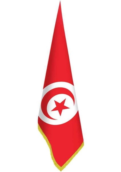 Tunus Bayrağı -Ofis-Makam-Toplantı Odaları - Saçaklı Makam Bayrağı