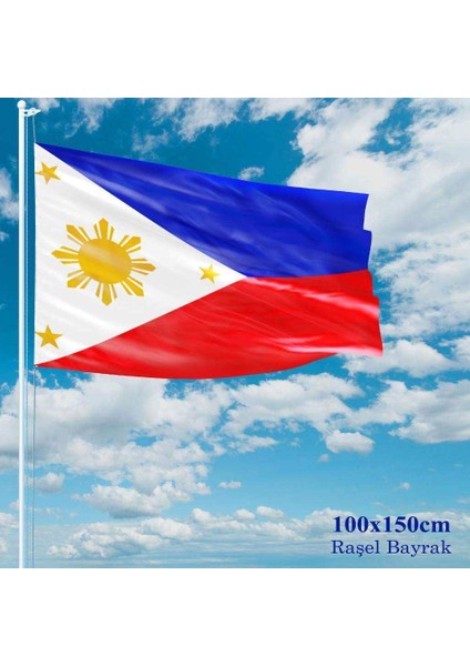 Filipinler Bayrağı Raşel Kumaş 100 x 150 cm