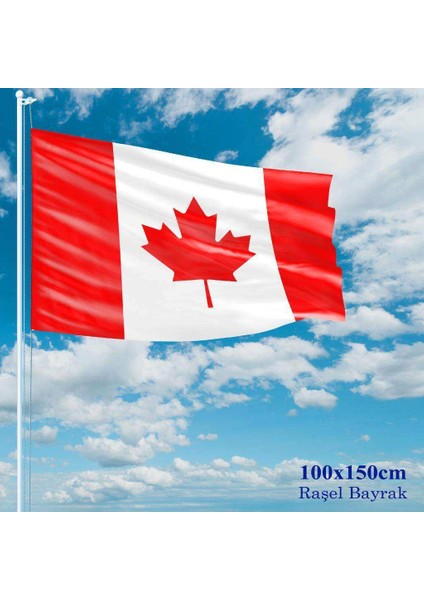 Kanada Bayrağı Raşel Kumaş 100 x 150 cm