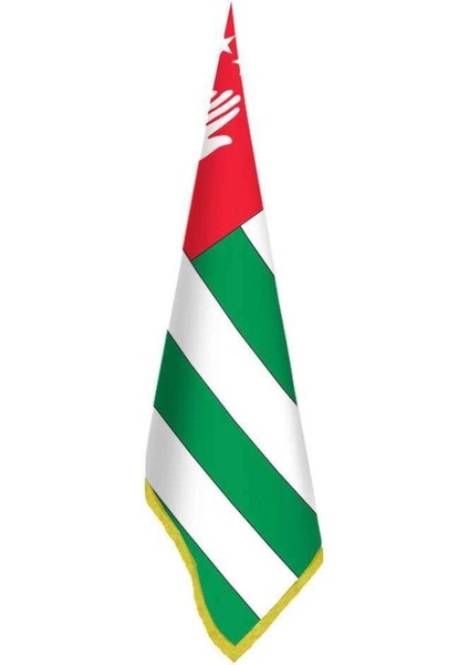 Abhazya - Abkhazia Bayrak -Ofis -Makam-Toplantı Odaları - Saçaklı Makam Bayrağı