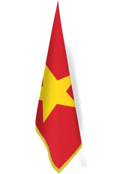 Vietnam Bayrağı -Ofis-Makam-Toplantı Odaları - Saçaklı Makam Bayrağı