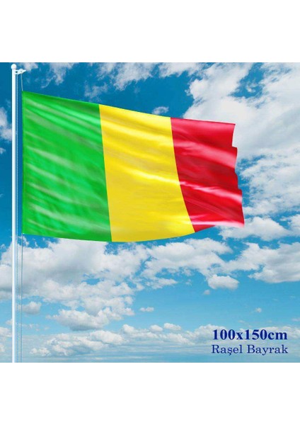 Mali Bayrağı Raşel Kumaş 100 x 150 cm