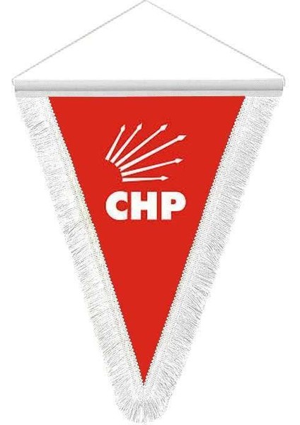 Cumhuriyet Halk Partisi Chp Üçgen Flama Bayrak