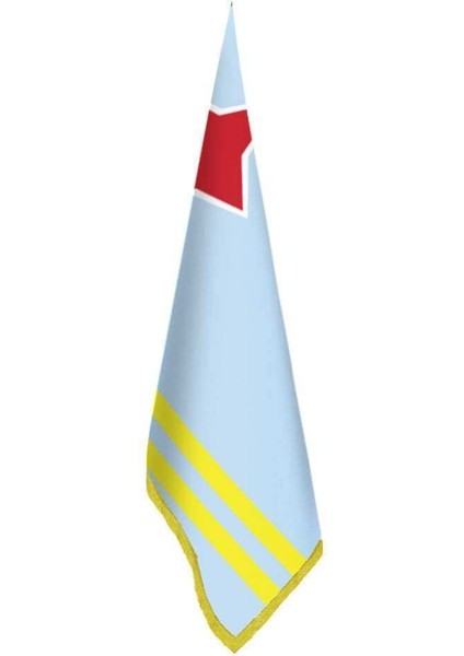 Aruba Bayrağı -Ofis -Makam-Toplantı Odaları - Saçaklı Makam Bayrağı