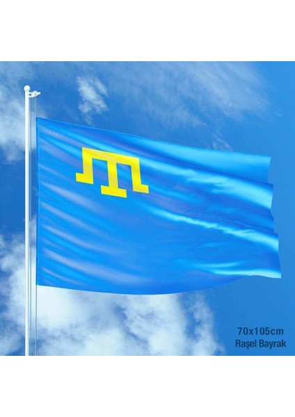 Kırım Hanlığı, Kırım Yurdu Bayrağı Devlet Bayrakları Raşel Kumaş 70 x 105 cm