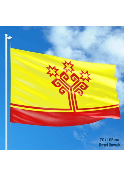 Çuvaşistan, Çuvaşya, Çuvaş Cumhuriyeti Bayrağı Devlet Bayrakları 70 x 105 cm