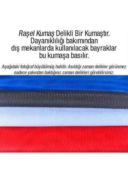 Ay Yıldız -Türkiye Bayrağı - Bayrak - 200X300 cm Raşel Kumaş
