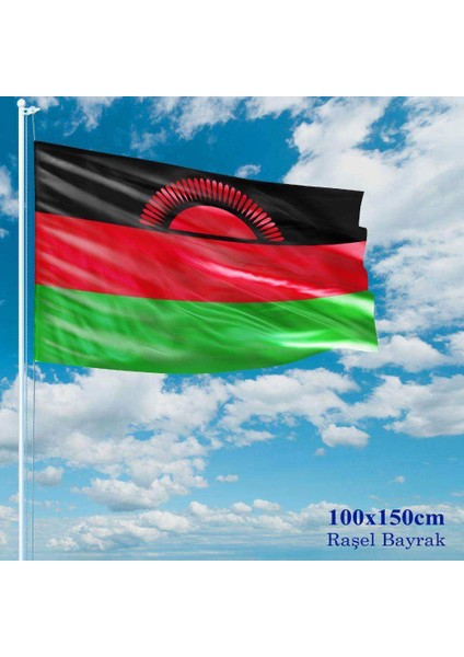 Malavi Bayrağı Raşel Kumaş 100 x 150 cm