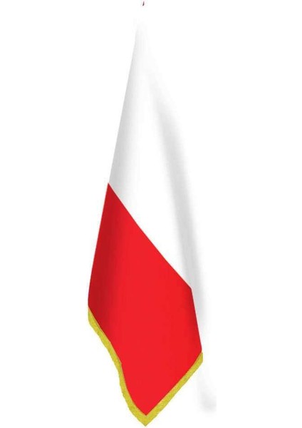 Polonya Bayrağı - Ofis-Makam-Toplantı Odaları - Saçaklı Makam Bayrağı