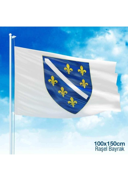 Bosna Hersek 1992 1998 Bayrağı Bayrak 100 x 150 cm