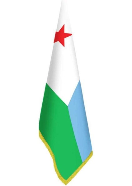 Cibuti Bayrağı - Ofis - Makam -Toplantı Odaları - Saçaklı Makam Bayrağı