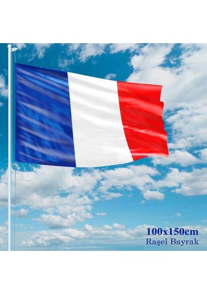 Fransa Bayrağı Raşel Kumaş 100 x 150 cm