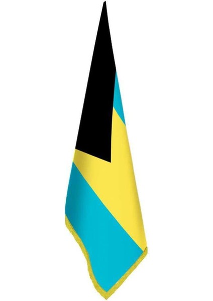 Bahamalar Bayrağı -Ofis-Makam-Toplantı Odaları - Saçaklı Makam Bayrağı