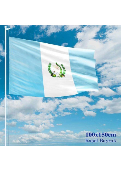Guatemala Bayrağı Raşel Kumaş 100 x 150 cm