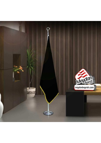 Harzemşahlar Devleti Bayrak-17 Eski Türk Devleti-Ofis-Toplantı Odaları-Direkli-Saçaklı Makam Bayrağı