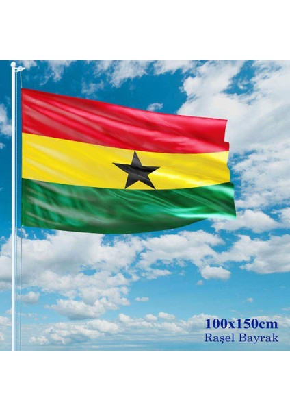 Gana Bayrağı Raşel Kumaş 100 x 150 cm