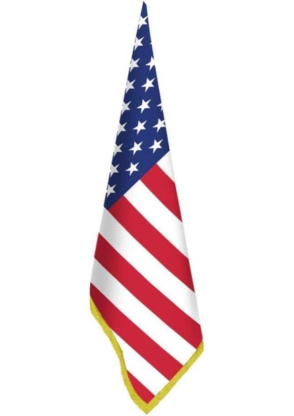 Amerika Birleşik Devletleri Bayrağı -Ofis -Makam-Toplantı Odaları - Saçaklı Makam Bayrağı