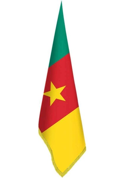 Kamerun Bayrak - Ofis-Makam-Toplantı Odaları - Saçaklı Makam Bayrağı