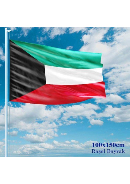 Kuveyt Bayrağı Raşel Kumaş 100 x 150 cm