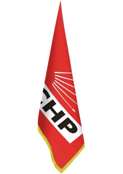 Cumhuriyet Halk Partisi (Chp) Bayrağı - Ofis - Makam -Toplantı Odaları - Saçaklı Makam Bayrağı