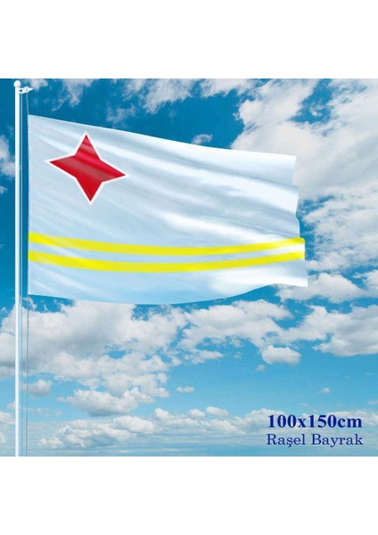Aruba Bayrağı Raşel Kumaş 100 x 150 cm