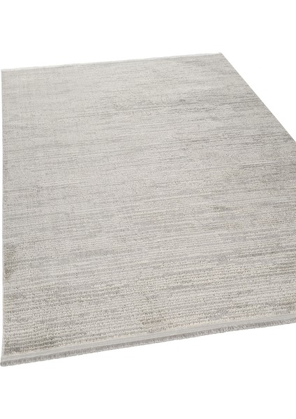 Halı Lorenda 8423 Gri Yumuşak Dokulu Spor Desenli Saçaklı Halı modelleri