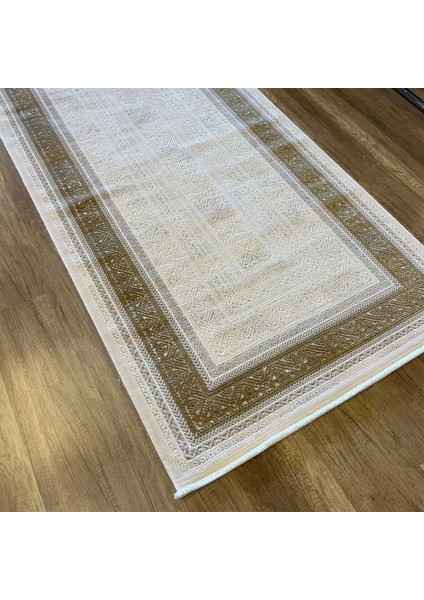 Valeria 1074 Gold Mikrofiber Ipeksi Modern Halı modelleri