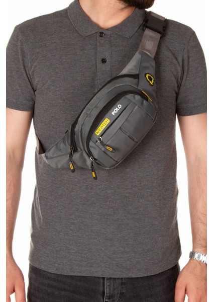 Su Geçirmez Kulaklık ve Çok Fonksiyonlu Spor Çanta, Unisex, Gri fiyatları