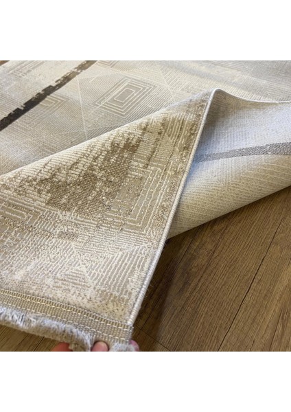 Zenith 1085 Bej antibakteriyel Spor Saçak Halı indirimleri