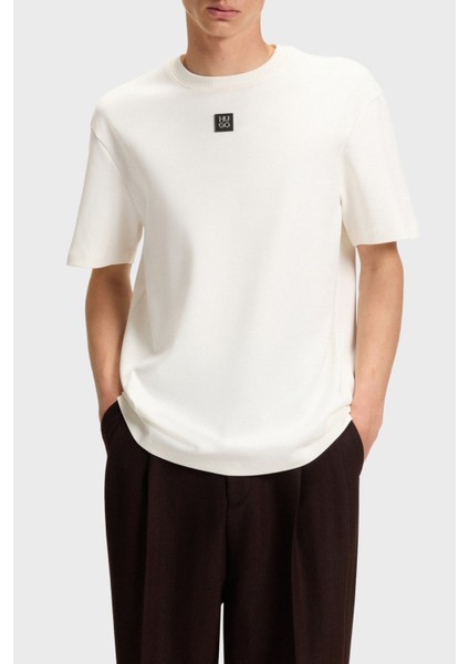 Logolu Bisiklet Yaka % 100 Pamuk Regular Fit T Shirt Erkek T Shirt 50505201 103