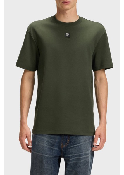 Logolu Bisiklet Yaka % 100 Pamuk Regular Fit T Shirt Erkek T Shirt 50505201 309
