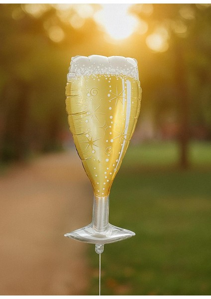 Bekarlığa Veda Partisi Balonu Kadeh Folyo Balon 100 cm