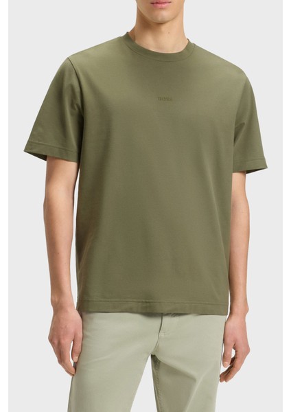 Pamuklu Regular Fit Bisiklet Yaka T Shirt Erkek T Shirt 50473278 342