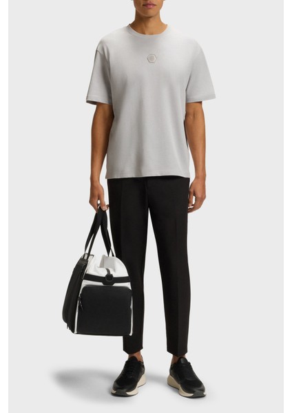 % 100 Pamuk Relaxed Fit Bisiklet Yaka Logolu T Shirt Erkek T Shirt 50544316 054 fiyatları