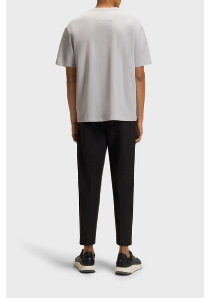 % 100 Pamuk Relaxed Fit Bisiklet Yaka Logolu T Shirt Erkek T Shirt 50544316 054 modelleri