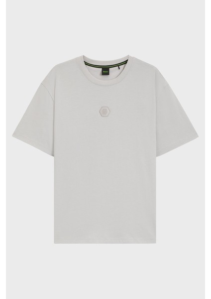 % 100 Pamuk Relaxed Fit Bisiklet Yaka Logolu T Shirt Erkek T Shirt 50544316 054 indirimleri