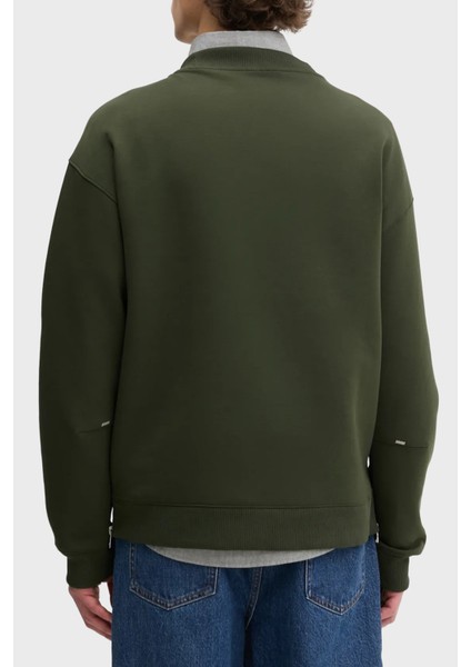 Streç Pamuklu Relaxed Fit Yırtmaçlı Yuvarlak Yaka Sweat Erkek Sweat 50542593 309 modelleri