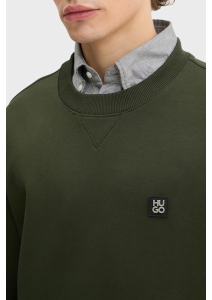 Streç Pamuklu Relaxed Fit Yırtmaçlı Yuvarlak Yaka Sweat Erkek Sweat 50542593 309 fırsatları