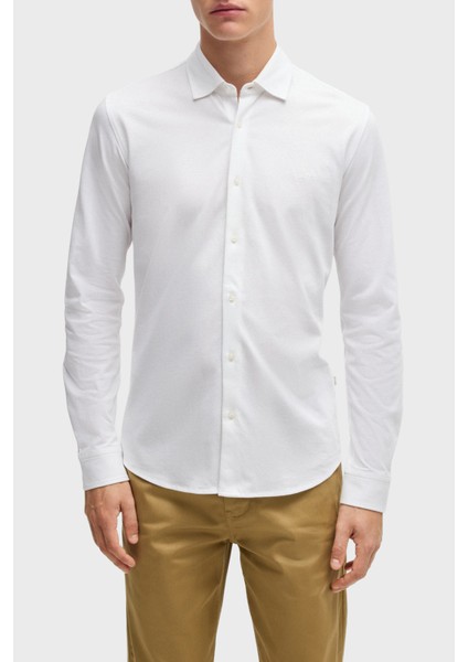 % 100 Pamuk Slim Fit Klasik Yaka Gömlek Erkek Gömlek 50519748 100