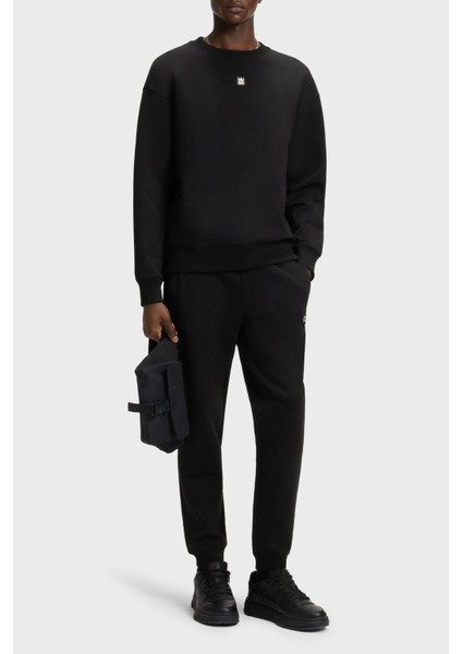 Logolu Streç Pamuklu Relaxed Fit Normal Bel Jogger Pantolon Erkek Pantolon 50533695 002 fiyatları